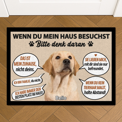 Begrüßungskomitee - Individuelle Fußmatte