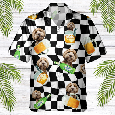 Tiere & Drinks - Individuelles Hawaiihemd