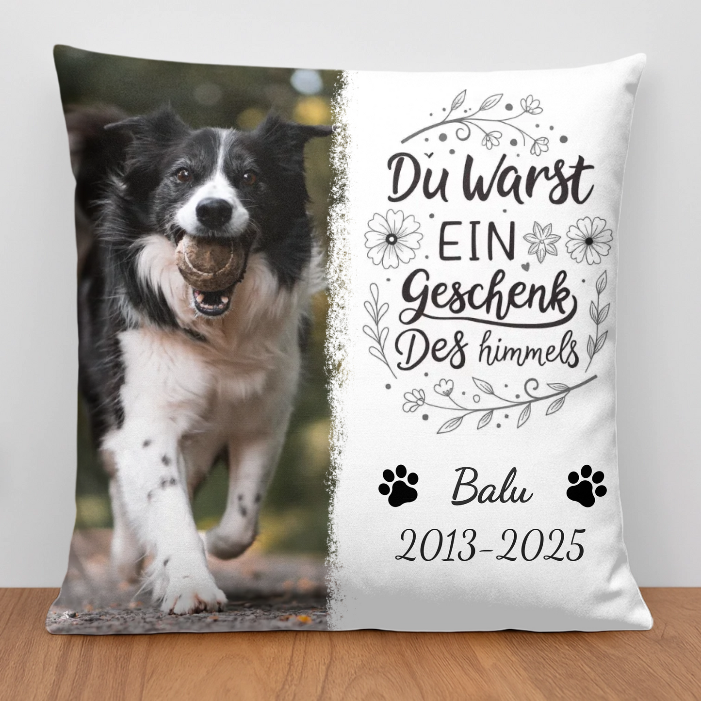Geschenk des Himmels - Individuelles Kissen