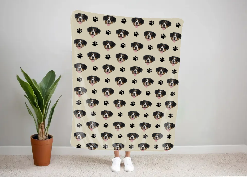 Dein Haustier Foto - Individuelle Fleece Decke