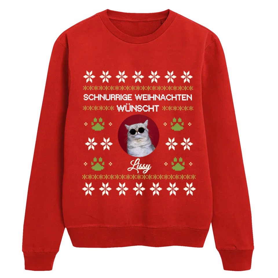 Red SWEATSHIRT Petnovia