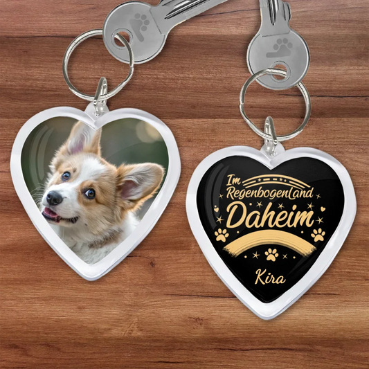 Herz Schlüsselanhänger Mockup Petnovia