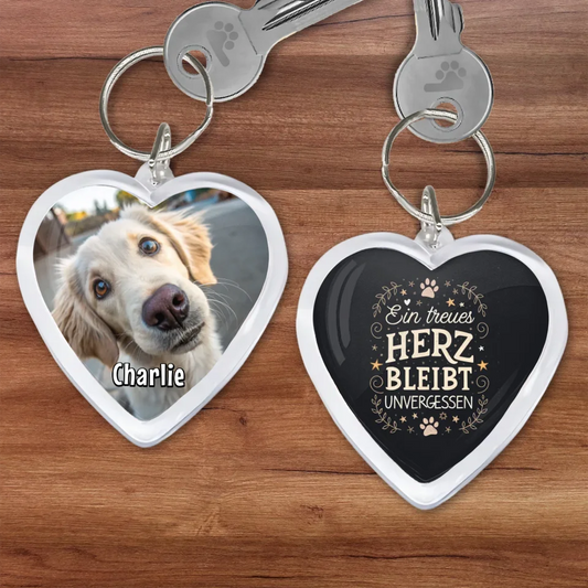 Herz Schlüsselanhänger Mockup Petnovia