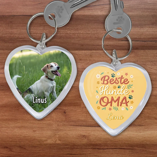 Herz Schlüsselanhänger Mockup Petnovia