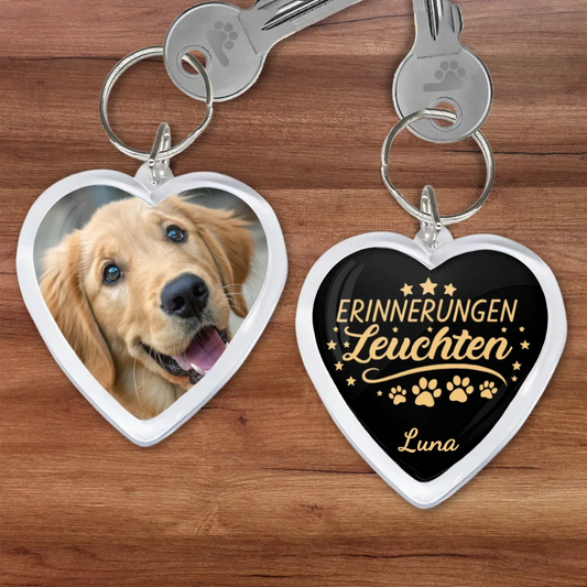 Herz Schlüsselanhänger Mockup Petnovia