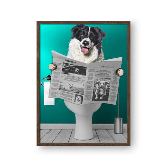 Gerahmtes Poster Wallnuss Mockup Merchone Petnovia