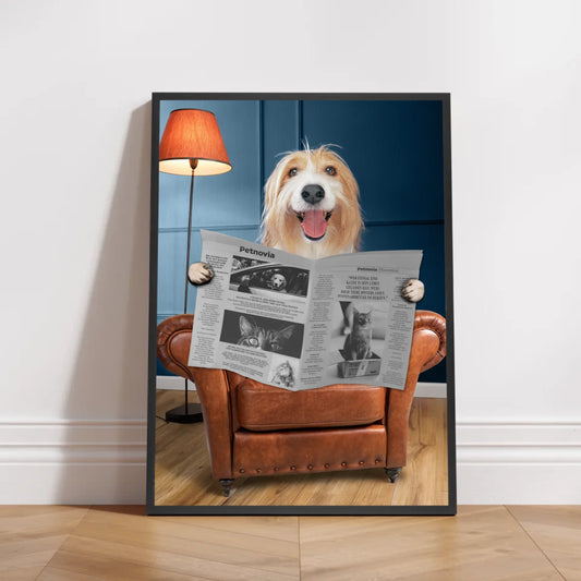 Petnovia Mockup Rahmen Schwarz Poster