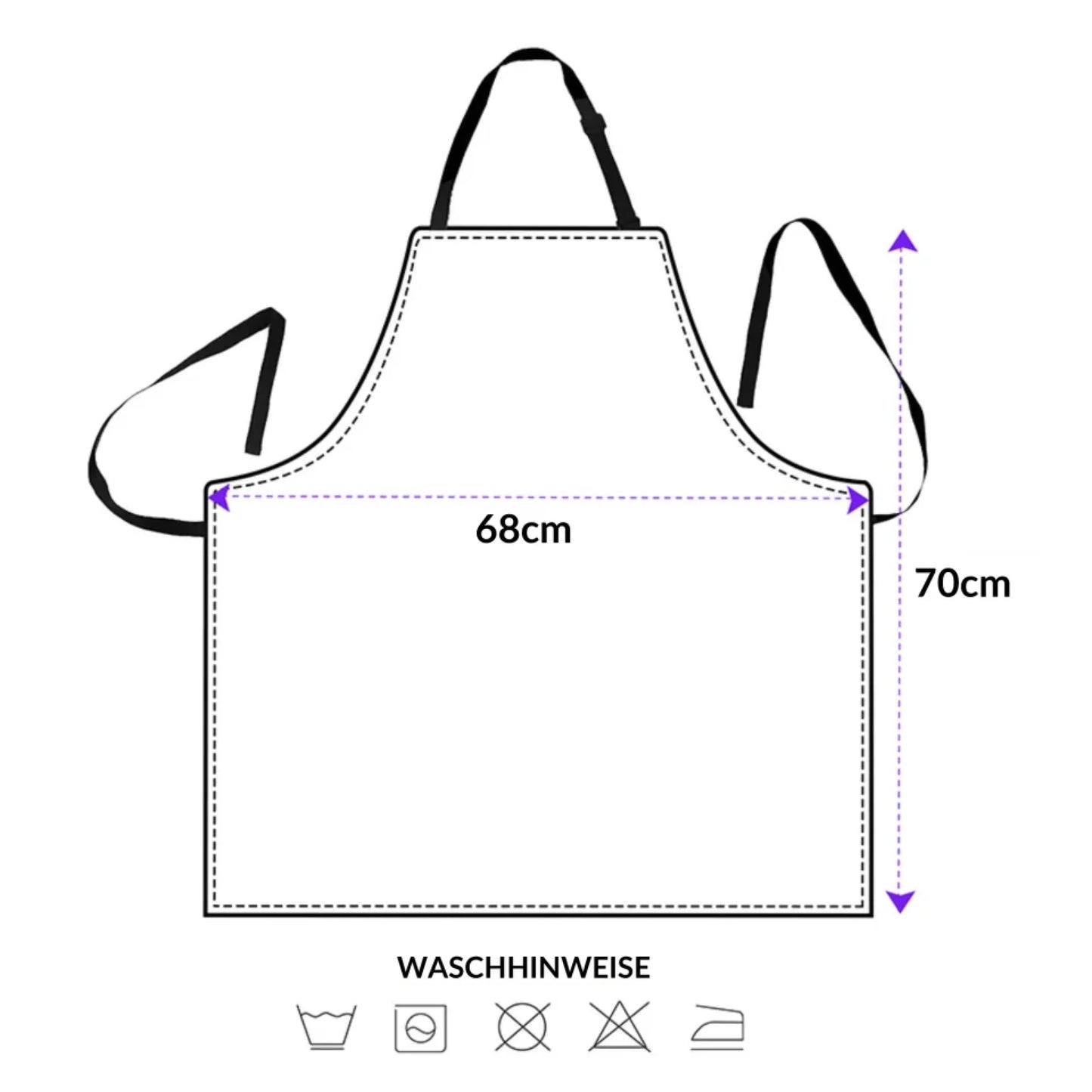 Schürze Printbelle Größe
