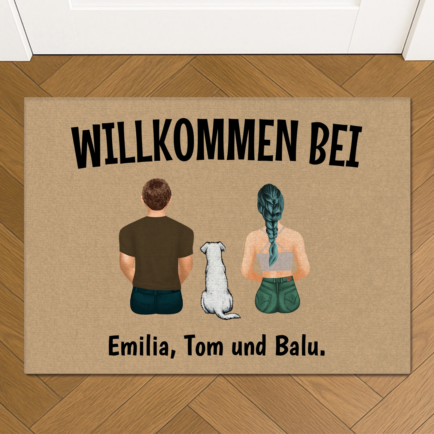 Fußmatte Mockup Petnovia