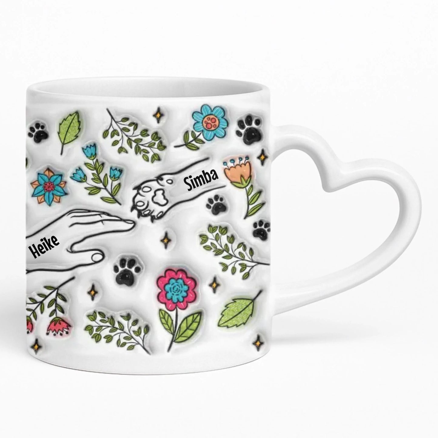 Heart Mug Mockup Underlay Pfotly