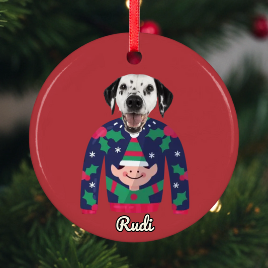 Mockup Ornament 1 Christmas Pfotly