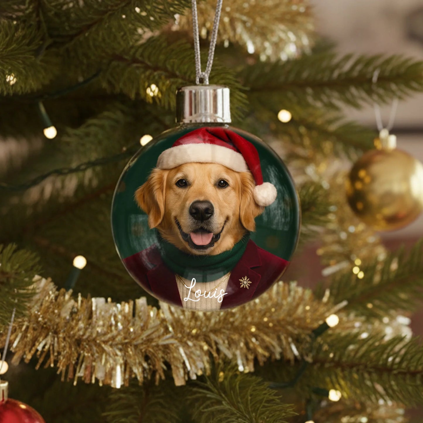 Christmas Bubble Mockup 2 Overlay