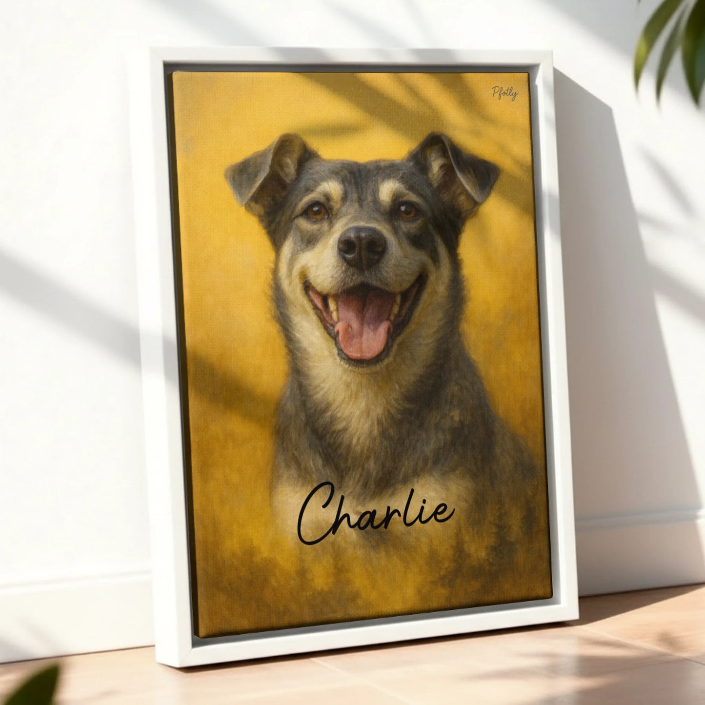 Framed Canvas White Mockup Site