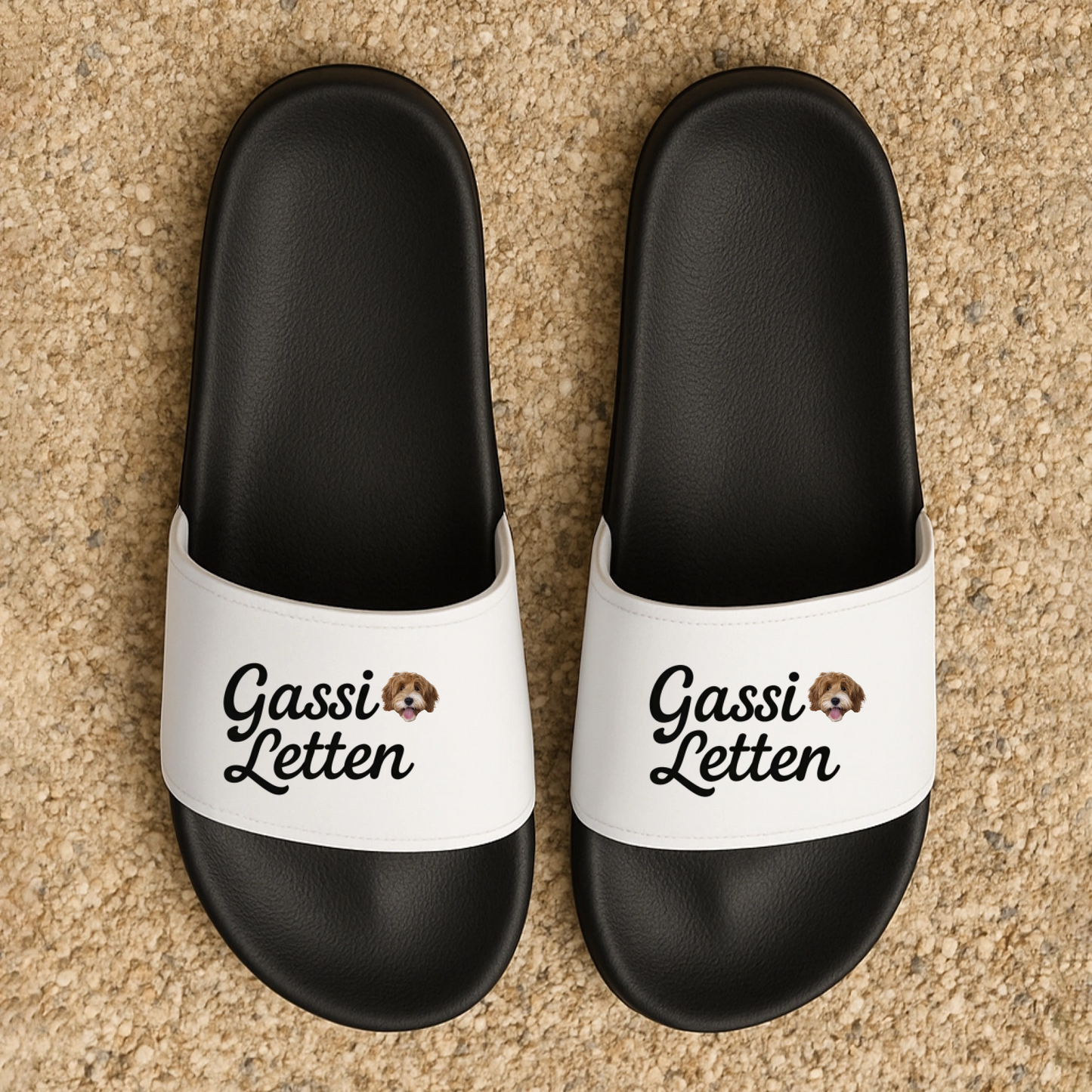 Gassi Letten - Individuelle Badelatschen