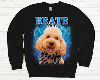 Vintage Style Haustier - Individueller Pullover