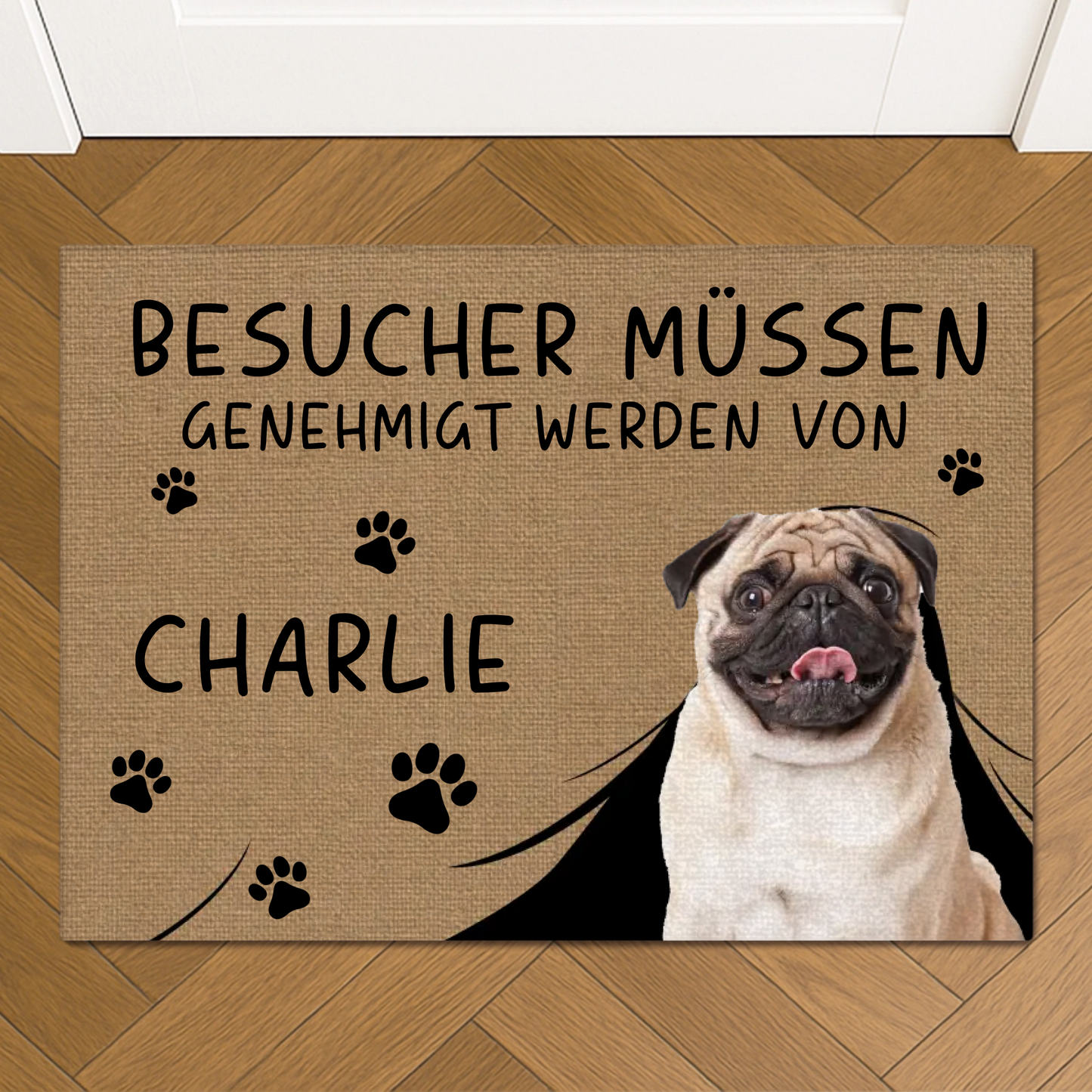 Besuchergenehmigung - Individuelle Fußmatte