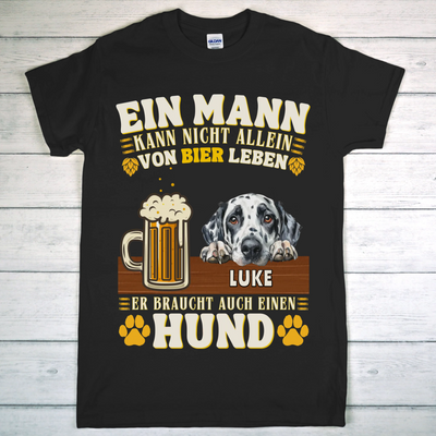 Haustiere & Bier - Individuelles T-Shirt