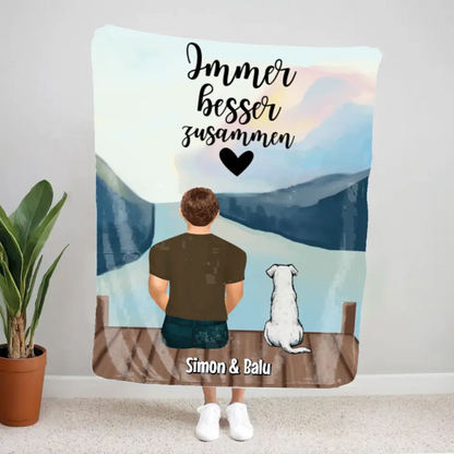 Haustierliebe - Individuelle Fleece Decke
