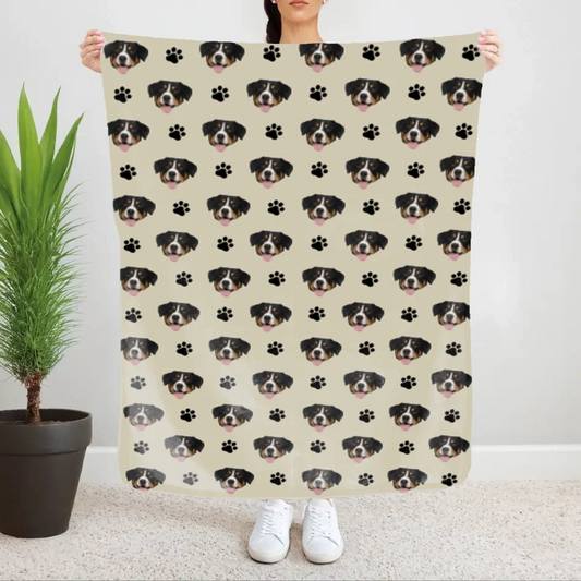 Dein Haustier Foto - Individuelle Fleece Decke