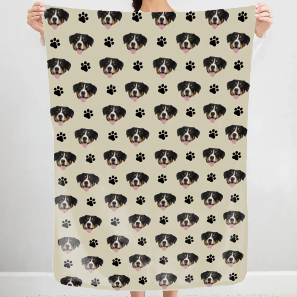 Dein Haustier Foto - Individuelle Fleece Decke