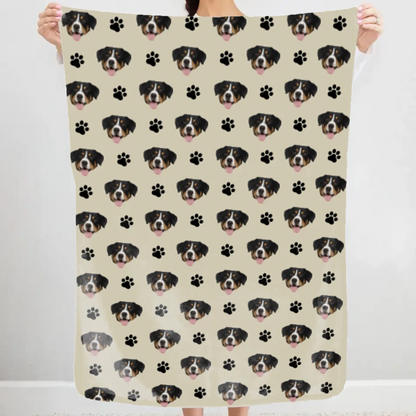 Dein Haustier Foto - Individuelle Fleece Decke