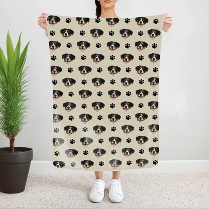 Dein Haustier Foto - Individuelle Fleece Decke
