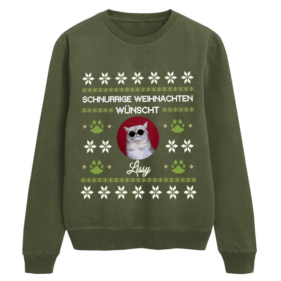 Military Green SWEATSHIRT Petnovia