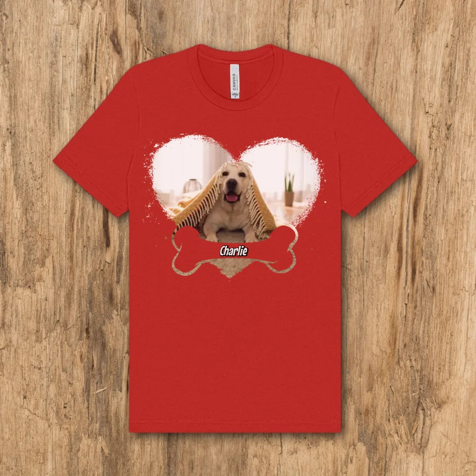 Herz & Knochen - Personalisiertes T-Shirt