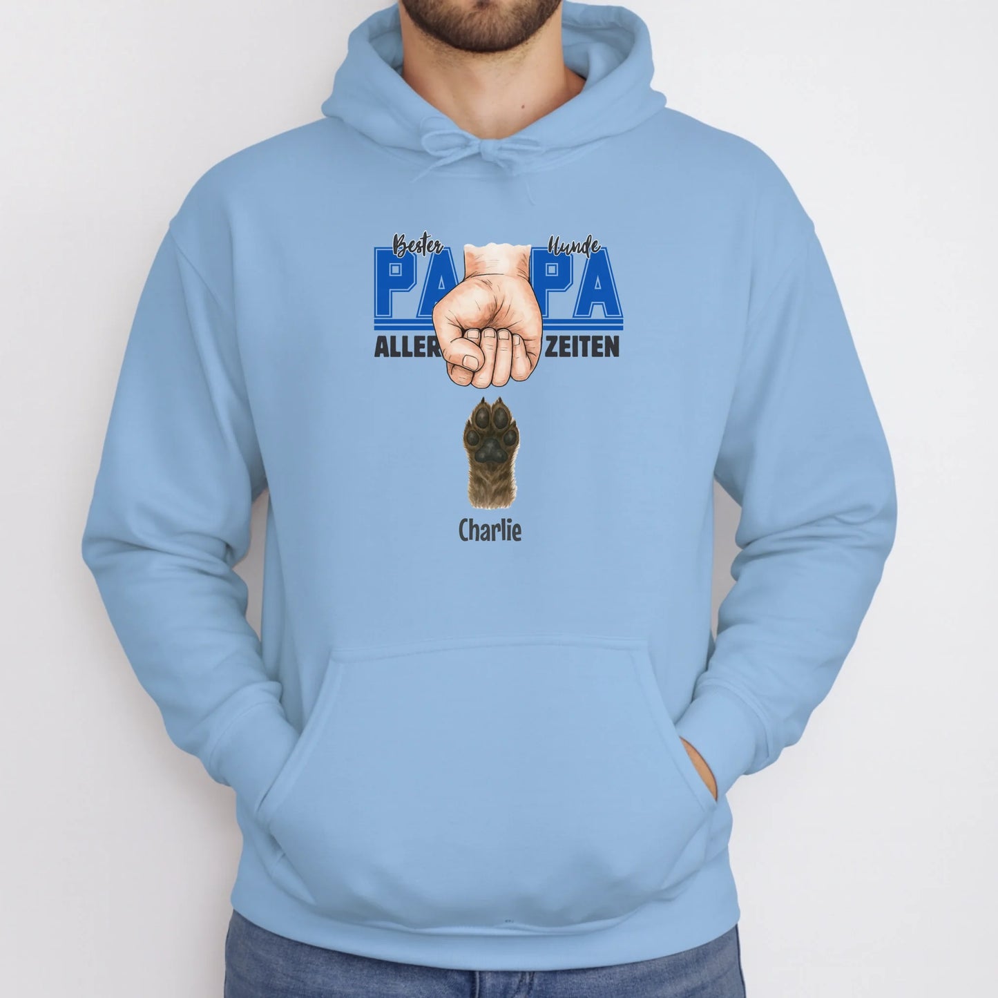 Gildan 18500 Men Light Blue
