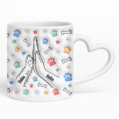 Heart Mug Mockup Underlay Pfotly