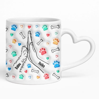 Heart Mug Mockup Underlay Pfotly