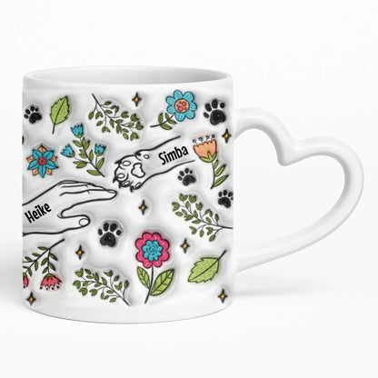 Heart Mug Mockup Underlay Pfotly