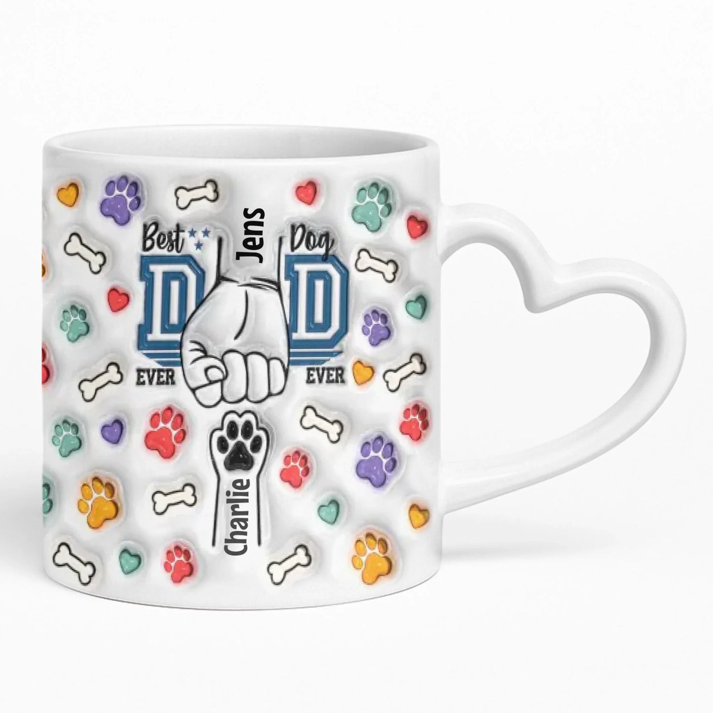 Heart Mug Mockup Underlay Pfotly