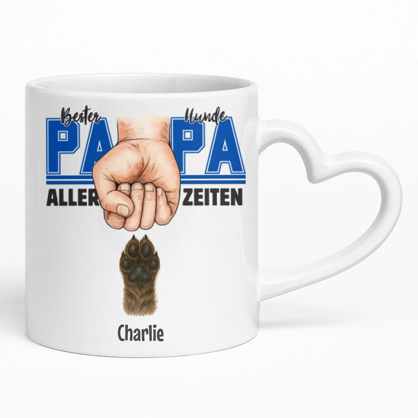 Heart Mug Mockup Underlay Pfotly