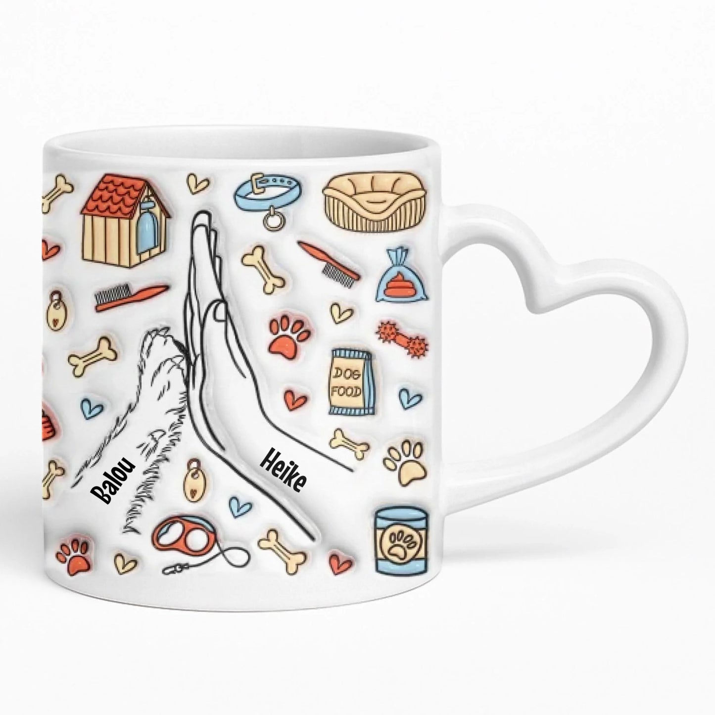 Heart Mug Mockup Underlay Pfotly