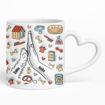 Heart Mug Mockup Underlay Pfotly