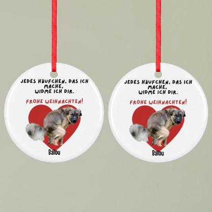 Ornament 1 Round double Mockup Pfotly