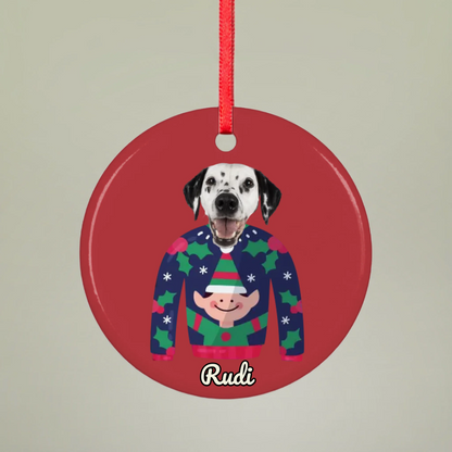 Mockup 1 Ornament Round Pfotly