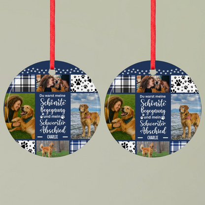 Ornament 1 Round double Mockup Pfotly