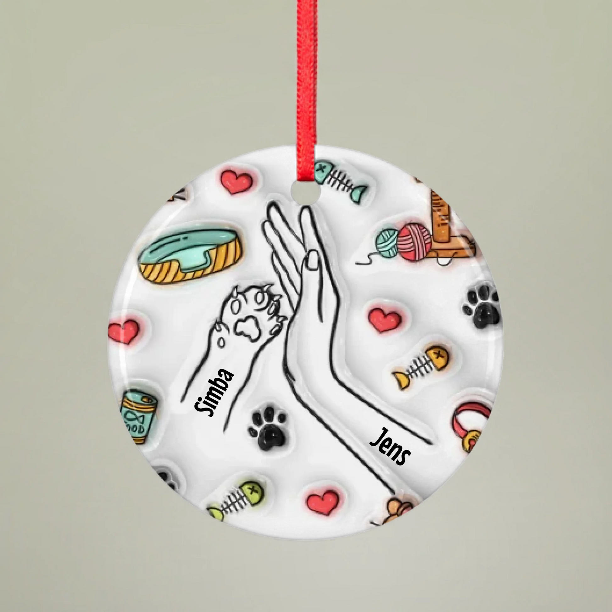 Mockup 1 Ornament Round Pfotly