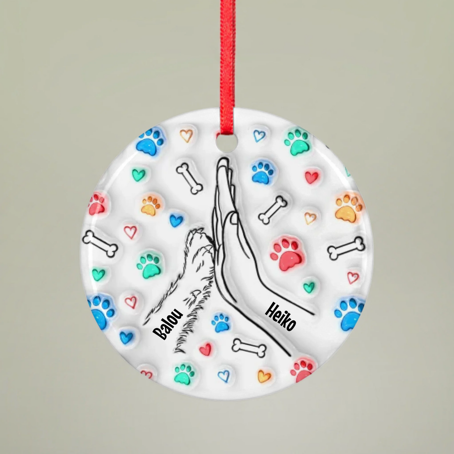 Mockup 1 Ornament Round Pfotly