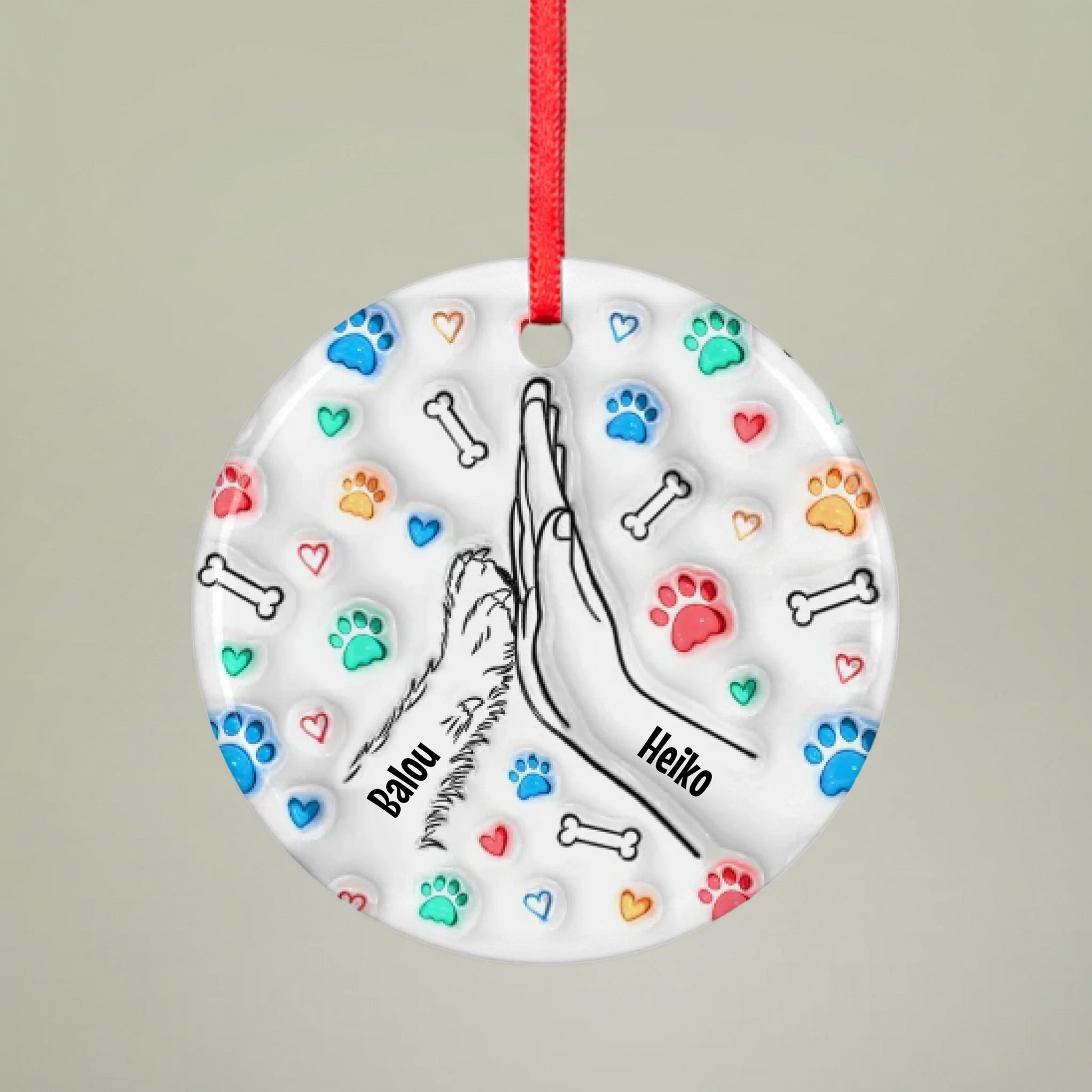 Mockup 1 Ornament Round Pfotly