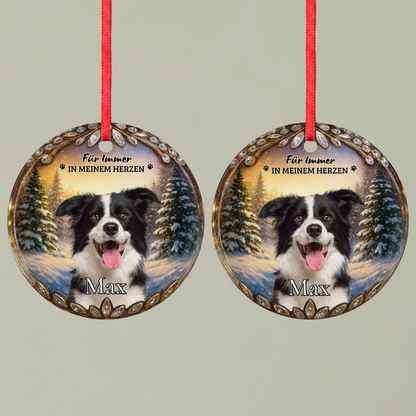Ornament 1 Round double Mockup Pfotly