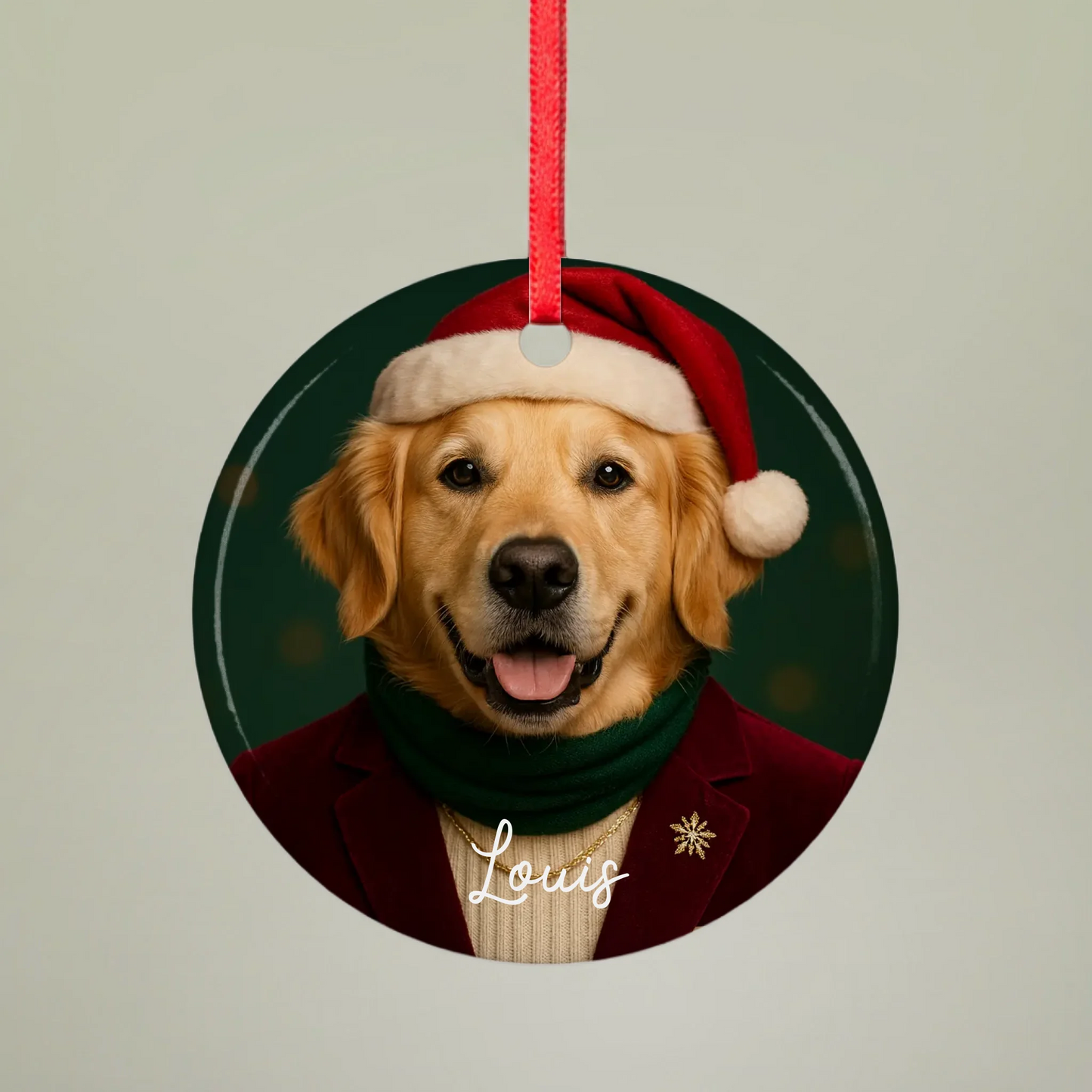 Mockup 1 Ornament Round Pfotly