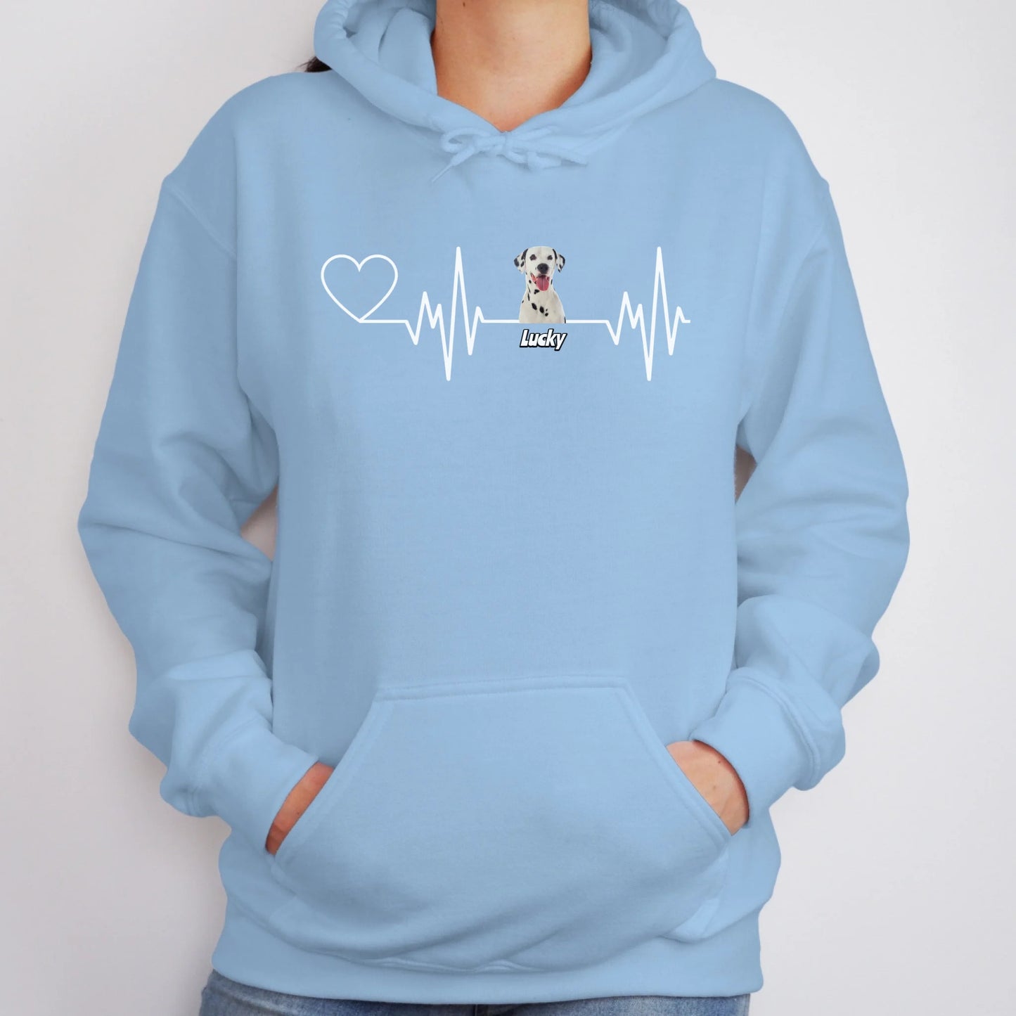 Gildan 18500 Women Light Blue