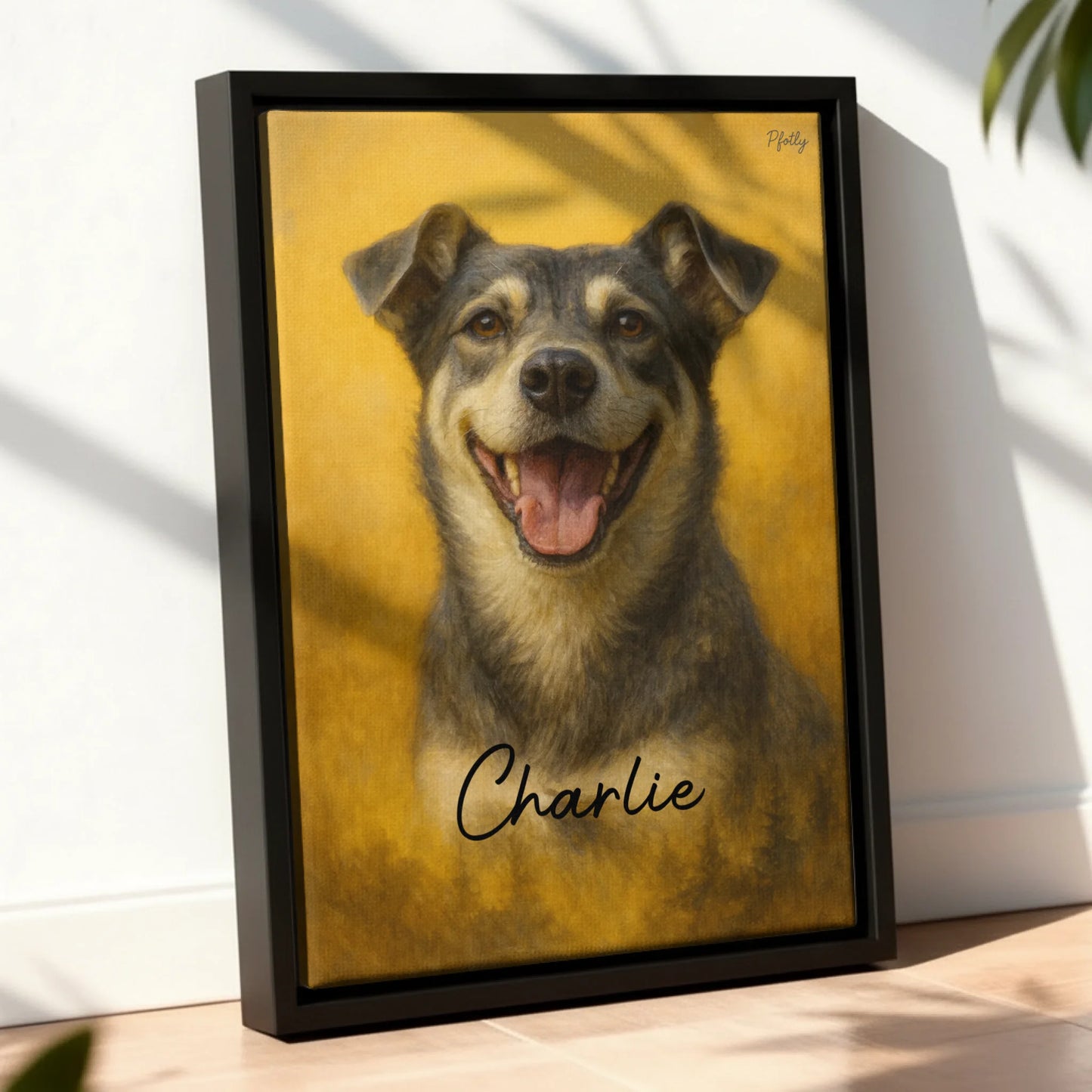 Framed Canvas Black Mockup Site