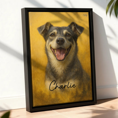 Framed Canvas Black Mockup Site