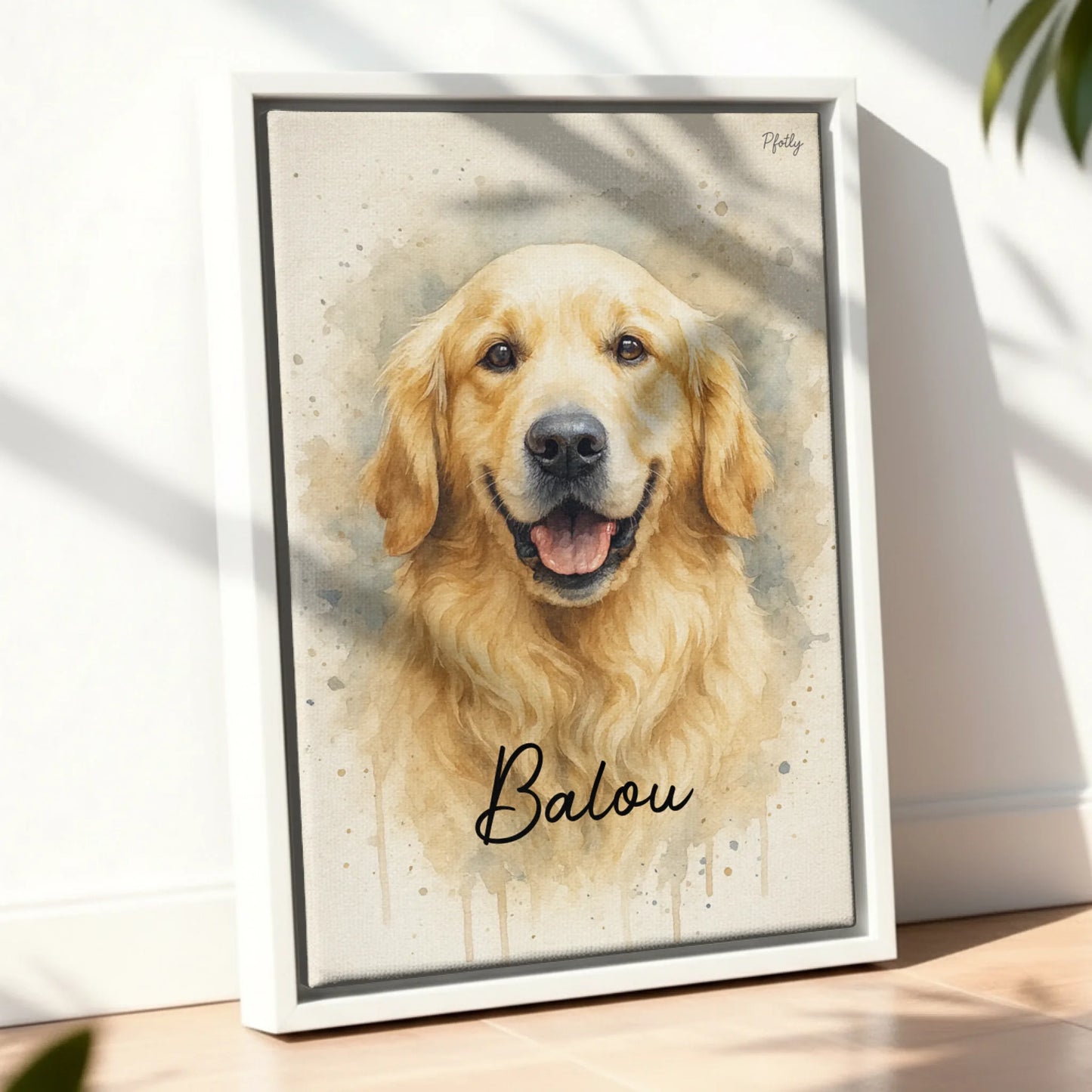 Framed Canvas White Mockup Site