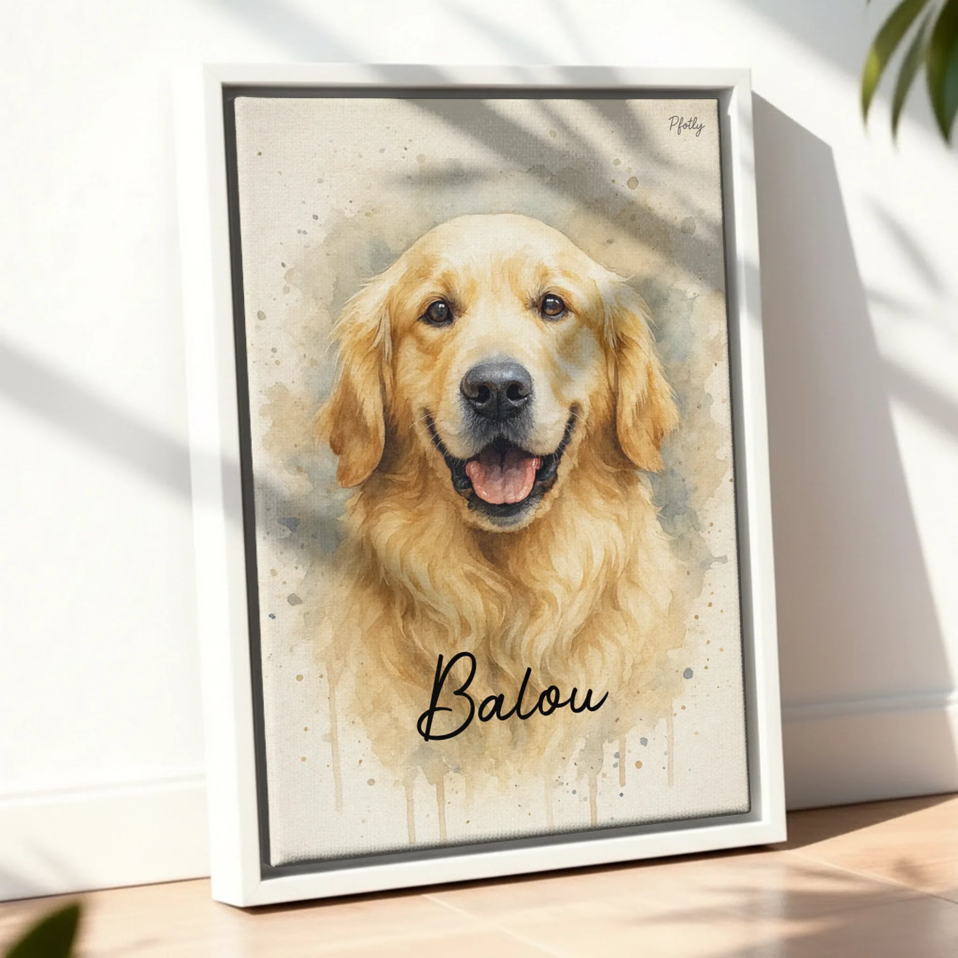 Framed Canvas White Mockup Site