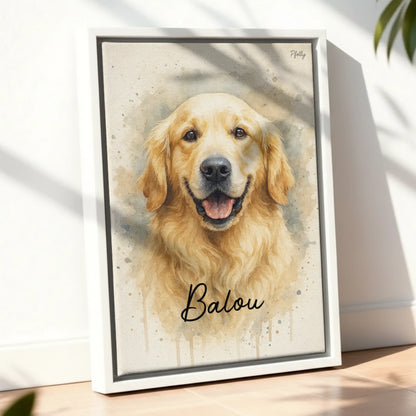 Framed Canvas White Mockup Site